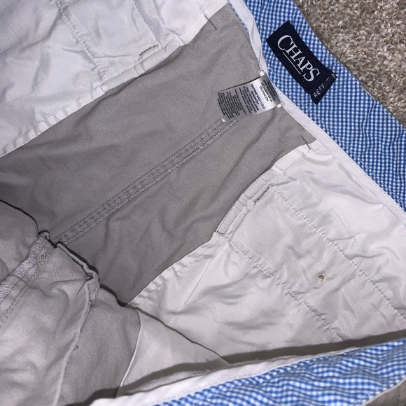 Chaps Gray Cotton Cargo shorts size waist 38 - Picture 9 of 12